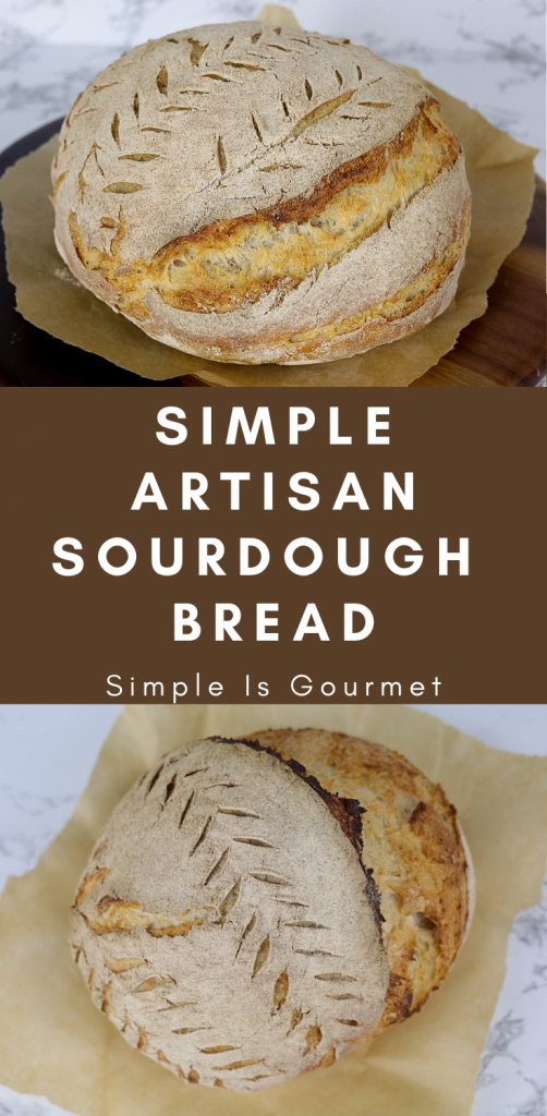 Easy Dutch Oven Sourdough - Domestic Gourmet