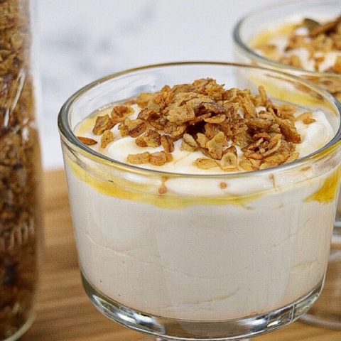 instant pot yogurt with granola and honey