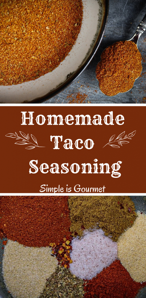 Ground Beef with Homemade Taco Seasoning Mix Recipe