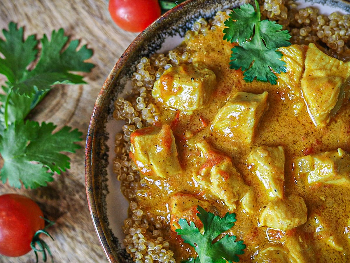30 Minute Coconut Chicken Curry - Simple is Gourmet