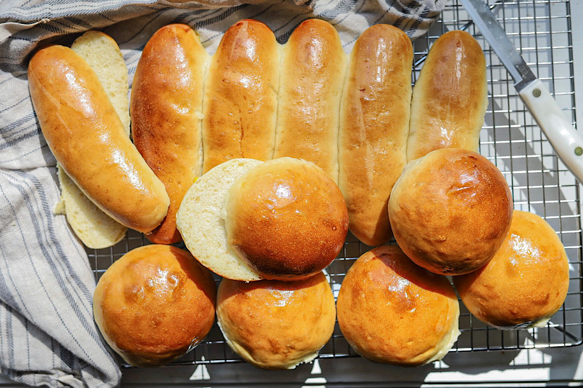 Quick Homemade Hot Dog and Hamburger Buns Simple is Gourmet