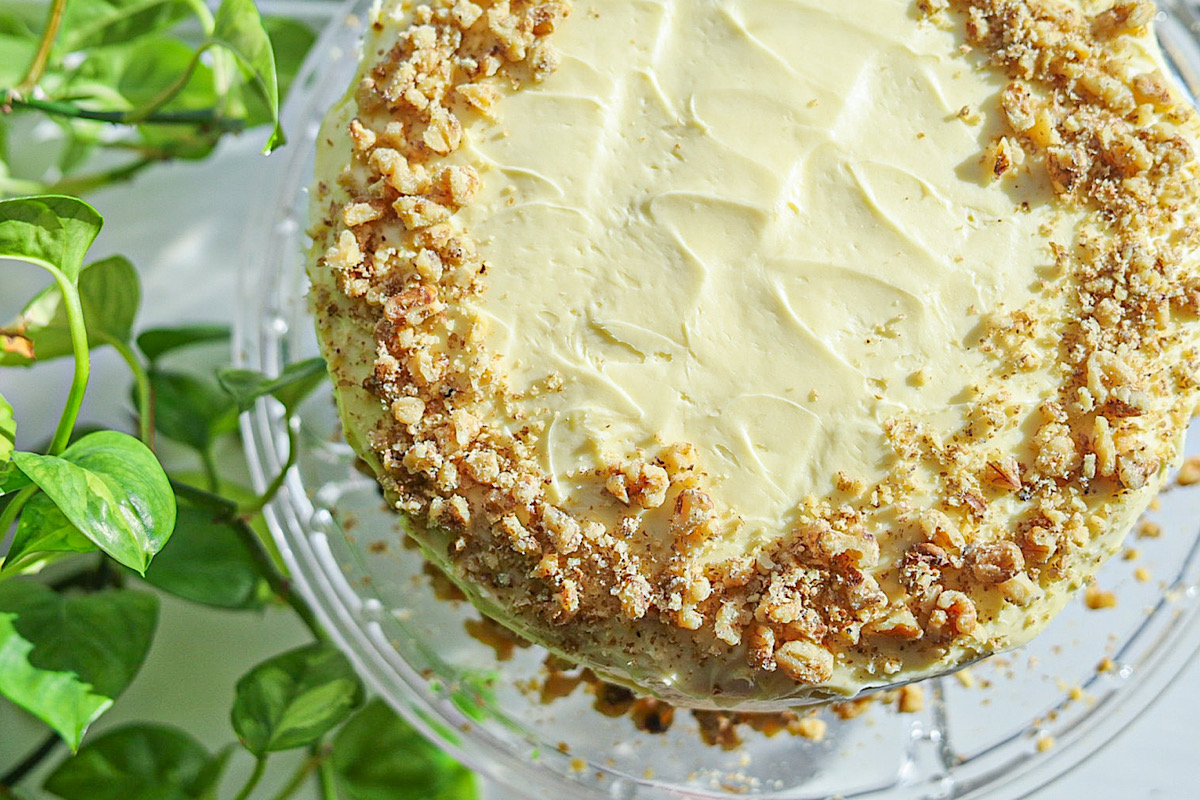 The Best Sourdough Carrot Cake with Cream Cheese Frosting - Simple is ...