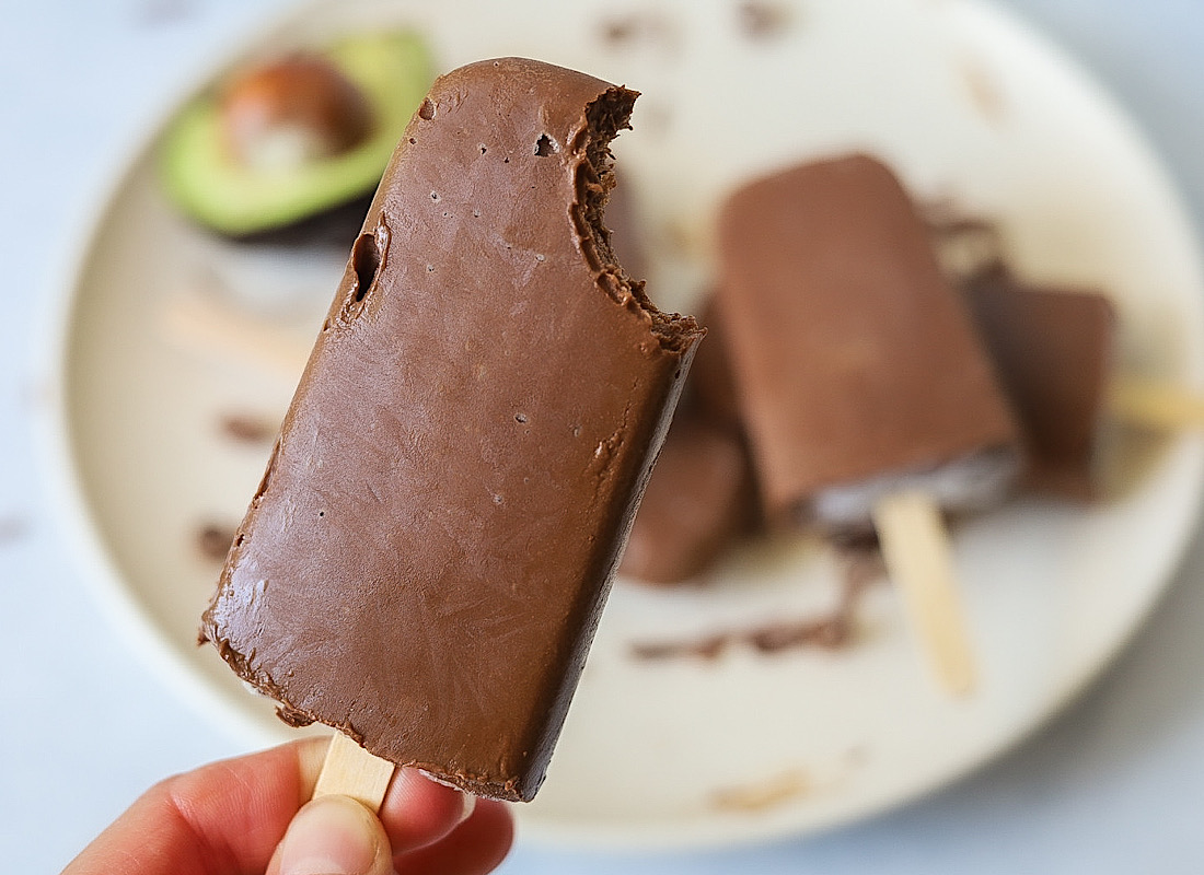 The Best Chocolate Avocado Fudgesicles - Simple is Gourmet