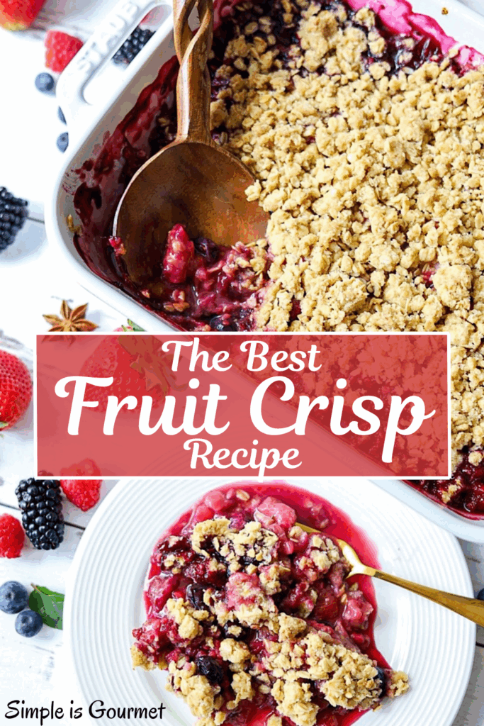 The Best fruit crisp recipe