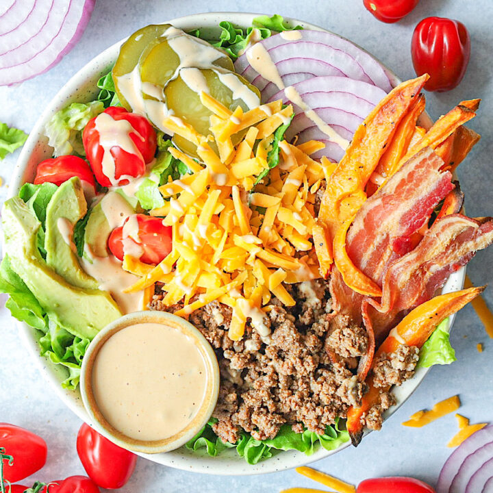 The best burger bowls with secret sauce
