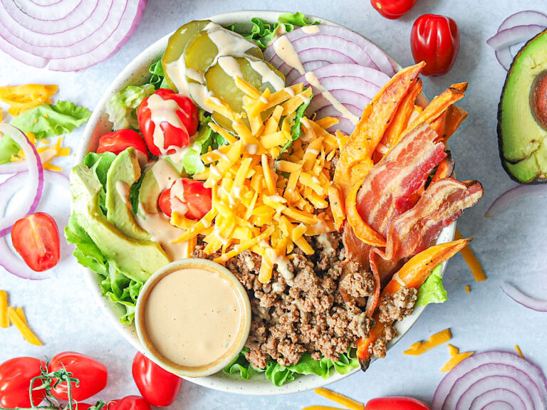 The best burger bowls with secret sauce